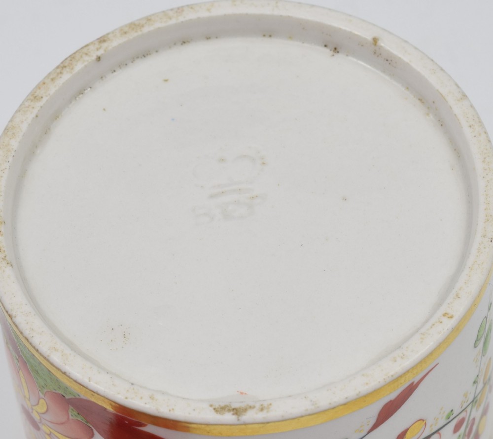 Unusual Worcester Barr Flight & Barr Porcelain Coffee Can & Saucer View XII