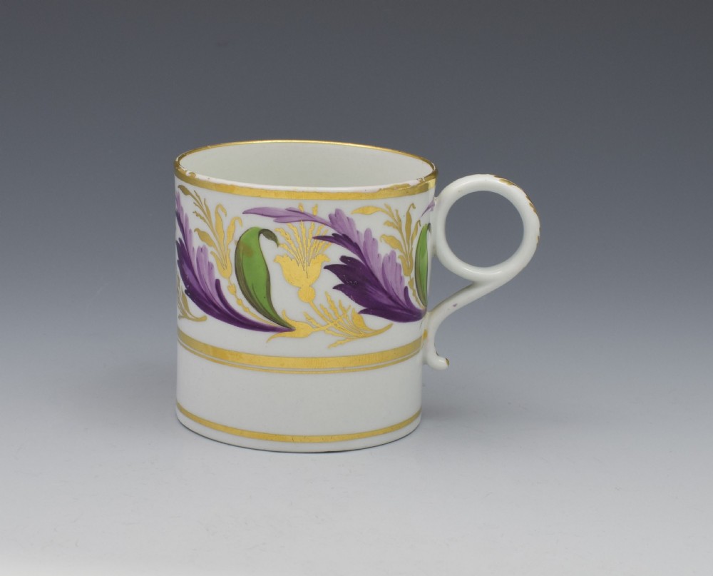 Barr, Flight & Barr Worcester Porcelain Coffee Can c.1810 View V