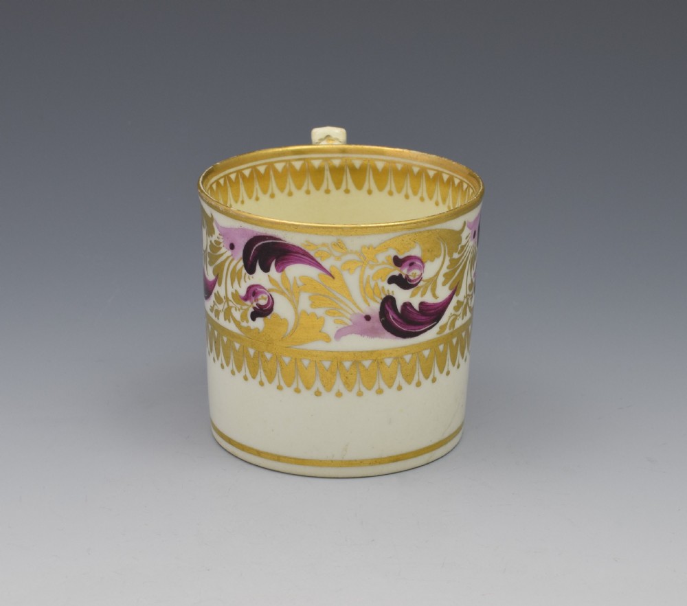Derby Porcelain Coffee Can Dresden Handle c.1820 View VII