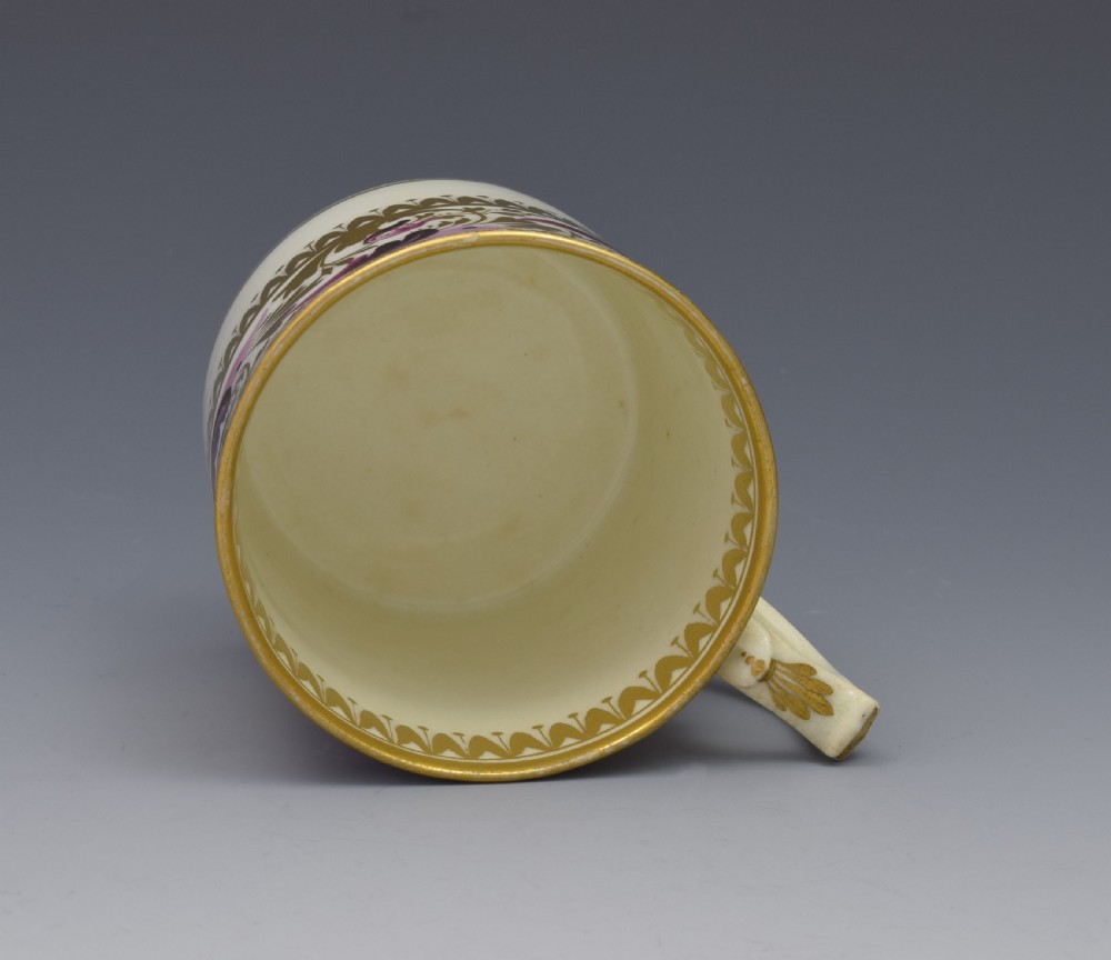 Derby Porcelain Coffee Can Dresden Handle c.1820 View IX