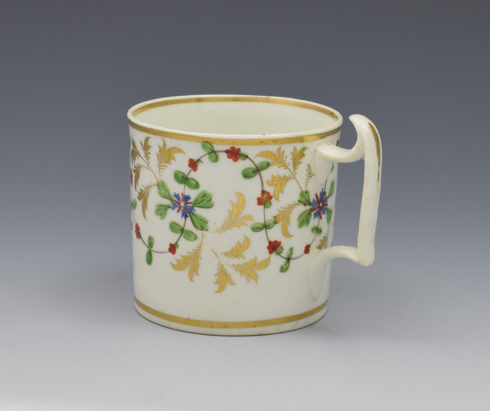 Derby Porcelain Coffee Can London Handle, c.1815 View VIII