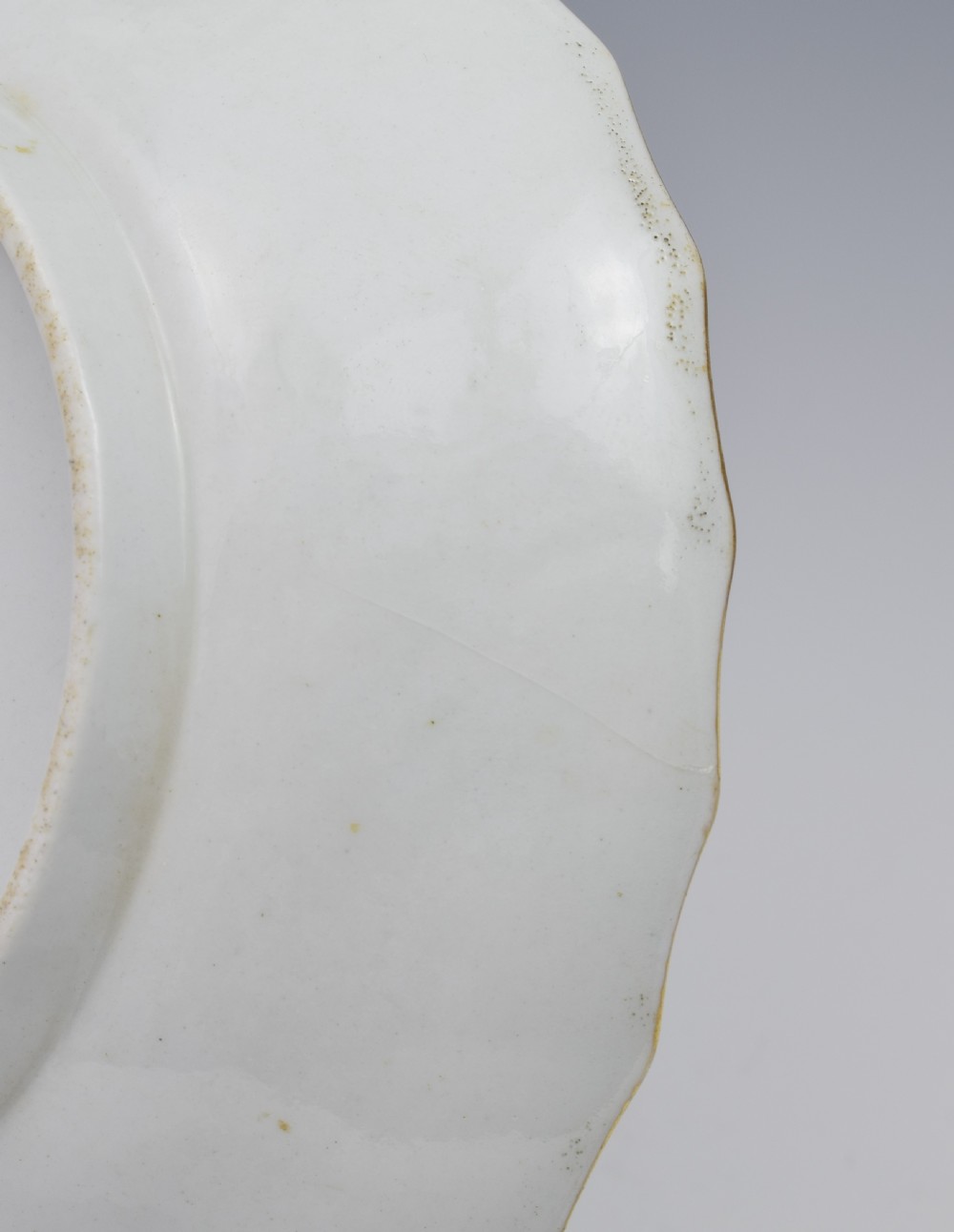 Flight Period Worcester Shanked Tea Bowl & Saucer Cornflower Sprigs c.1795 View XII