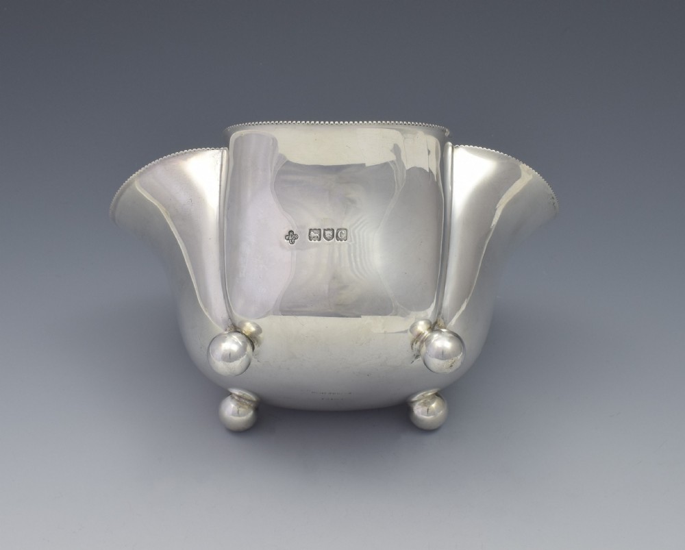 Victorian Silver Quatrefoil Lobed Bowl Sweetmeat Dish View VIII