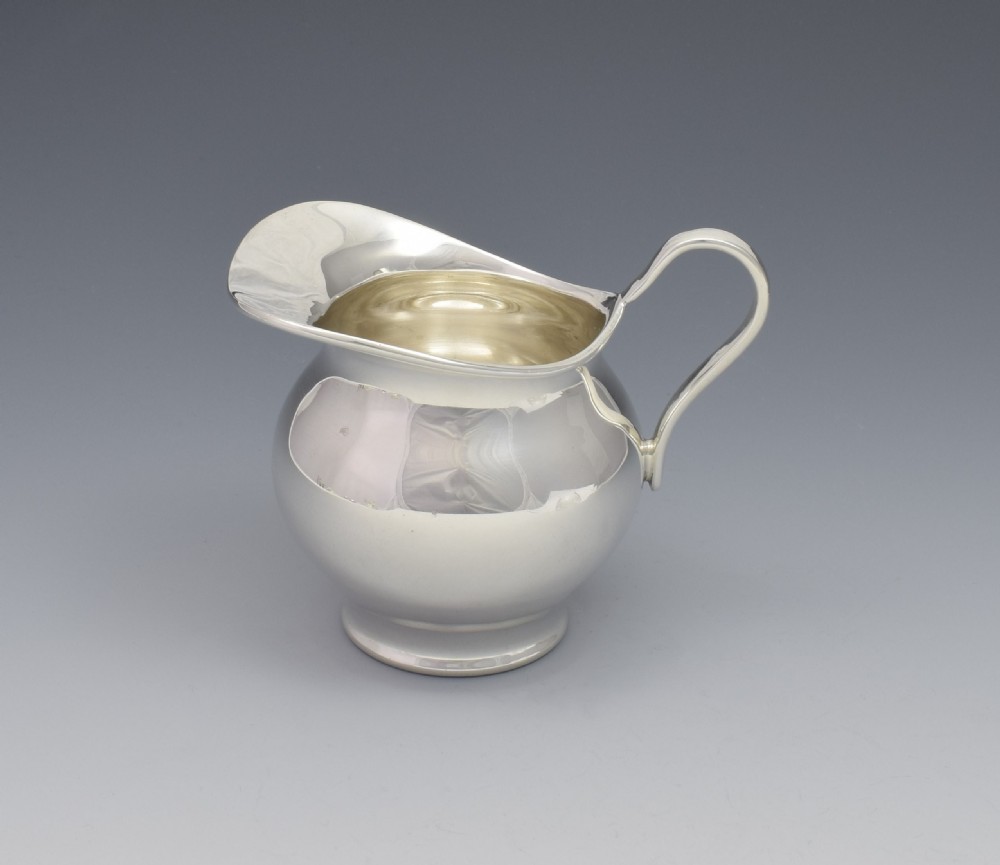Stylish George V Silver Cream Jug Boyton & Sons View V