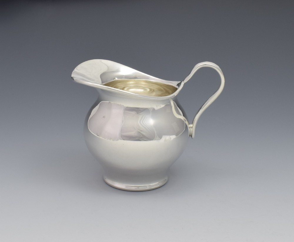 Stylish George V Silver Cream Jug Boyton & Sons View VI