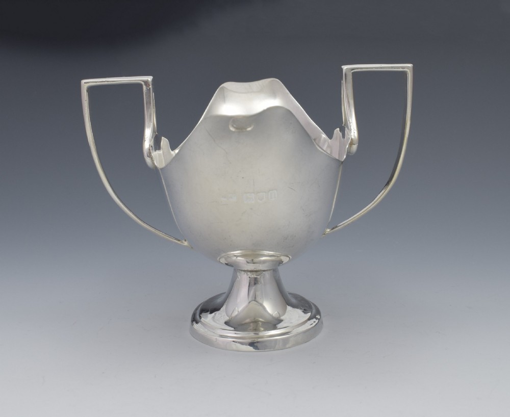 Edwardian Silver Double Lipped Sauceboat Mappin & Webb View IX