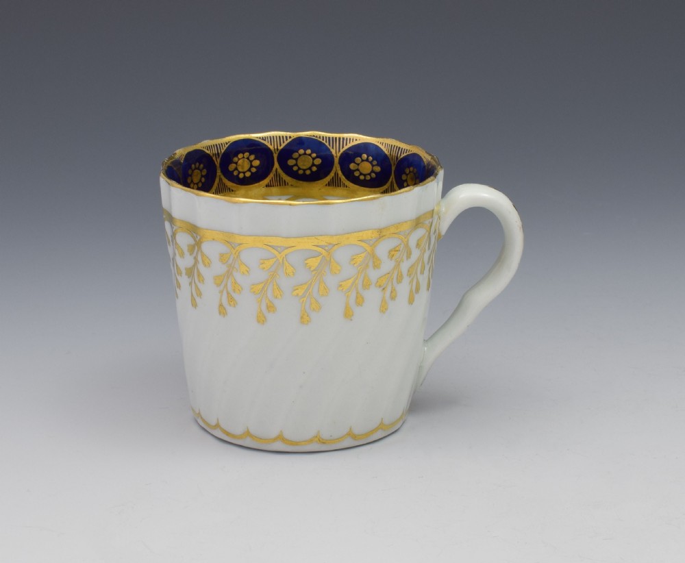 Chamberlain Worcester Shanked Coffee Can & Saucer Pattern 61 c.1795 View VII
