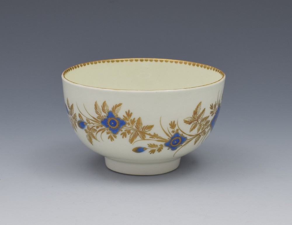 First Period Worcester Porcelain Tea Cup & Saucer c.1785 View VI
