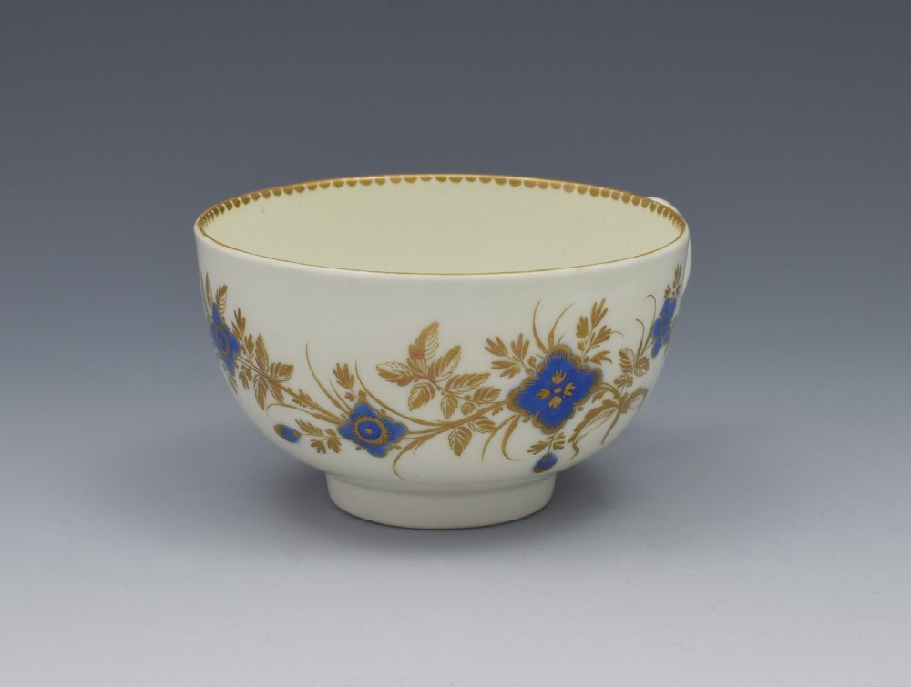 First Period Worcester Porcelain Tea Cup & Saucer c.1785 View VII