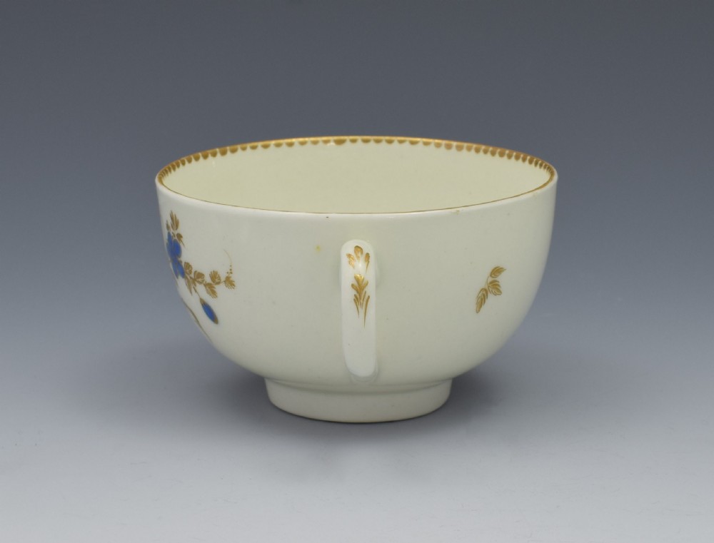 First Period Worcester Porcelain Tea Cup & Saucer c.1785 View X