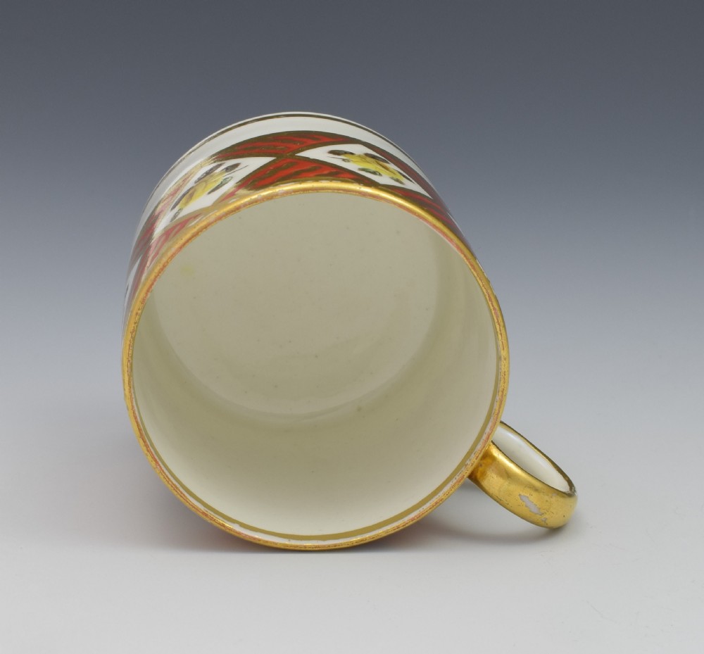 Georgian Derby Porcelain Coffee Can c.1810 Pattern 591 View X