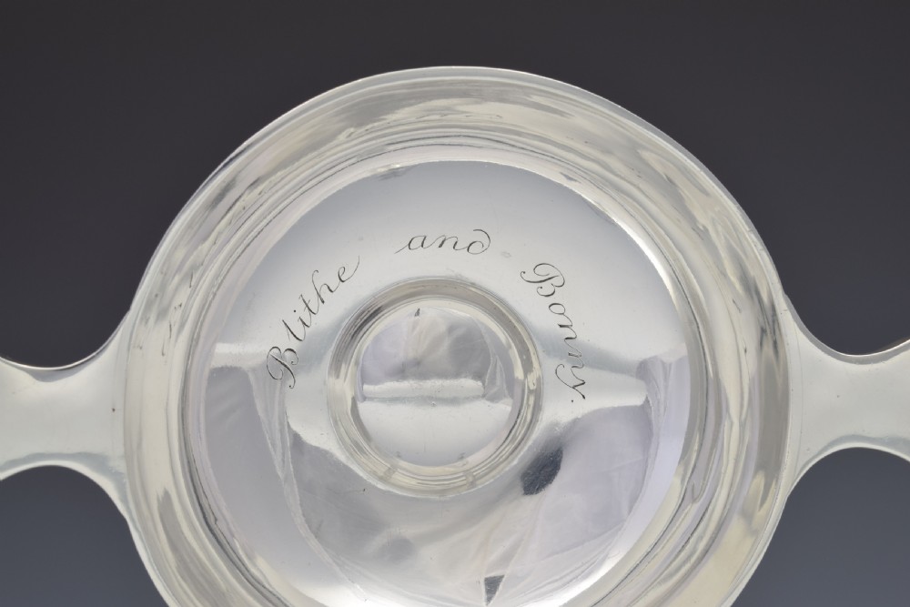 Large Victorian Silver Quaich Nathan & Hayes 1899 View IX