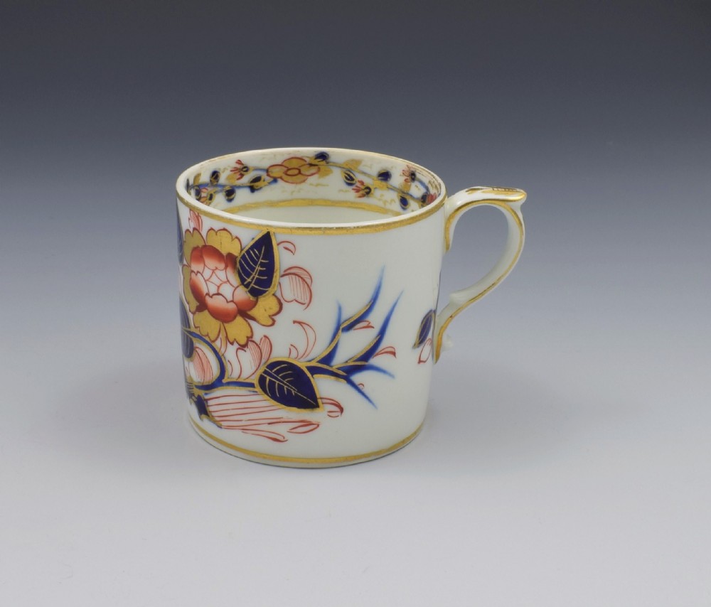 Georgian Derby Porcelain Imari Pattern Coffee Can c.1820