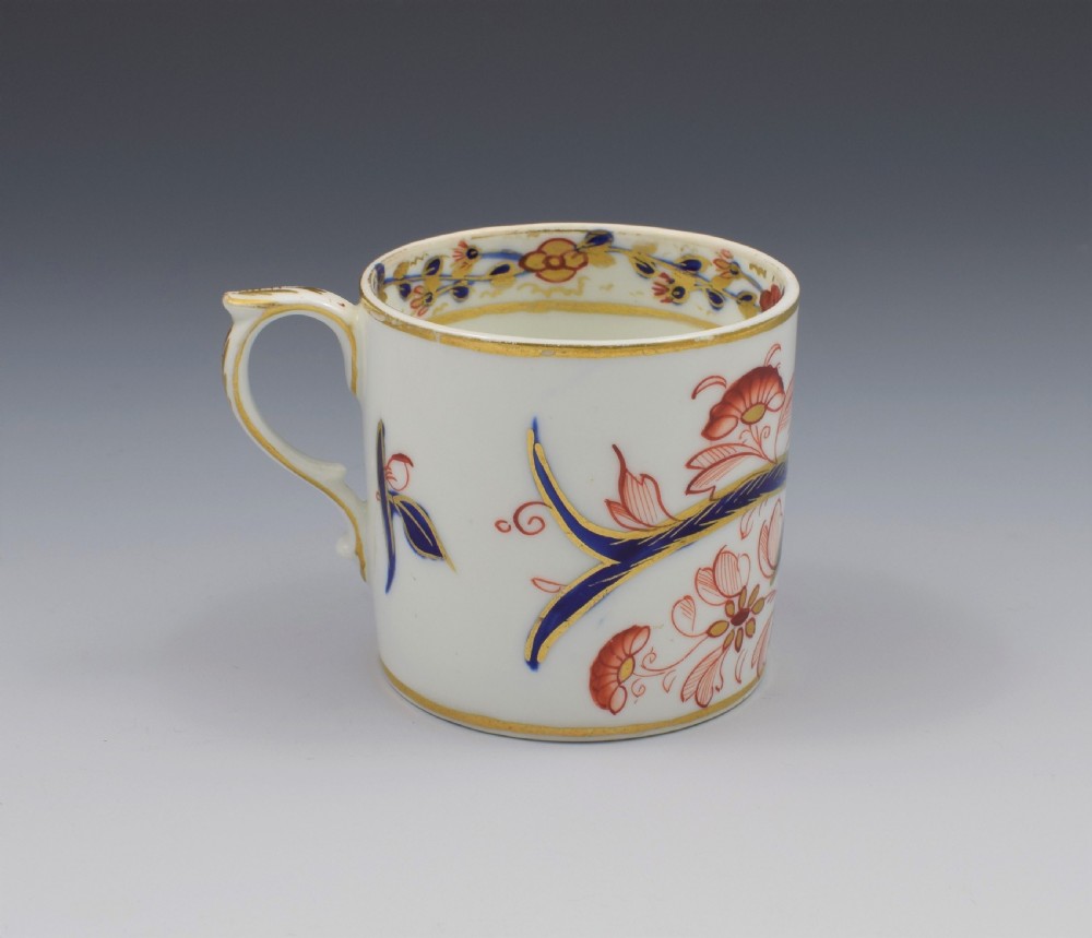 Georgian Derby Porcelain Imari Pattern Coffee Can c.1820 View V