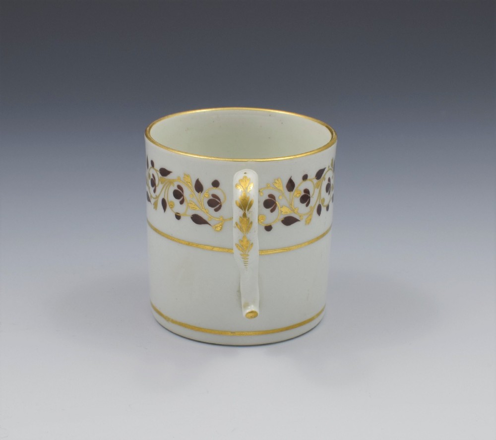 Georgian Worcester Barr Period Porcelain Coffee Can c.1800 View III