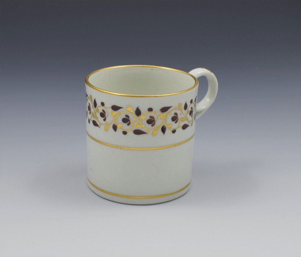 Georgian Worcester Barr Period Porcelain Coffee Can c.1800 View VI