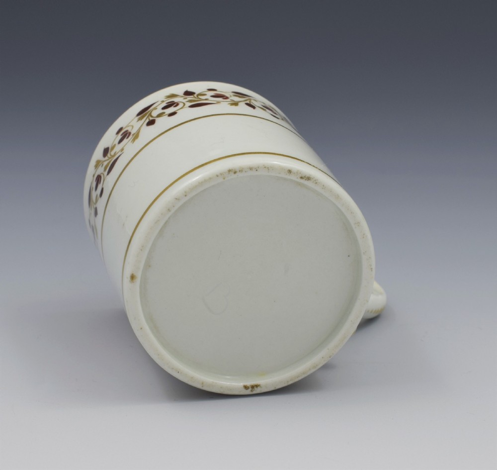 Georgian Worcester Barr Period Porcelain Coffee Can c.1800 View X
