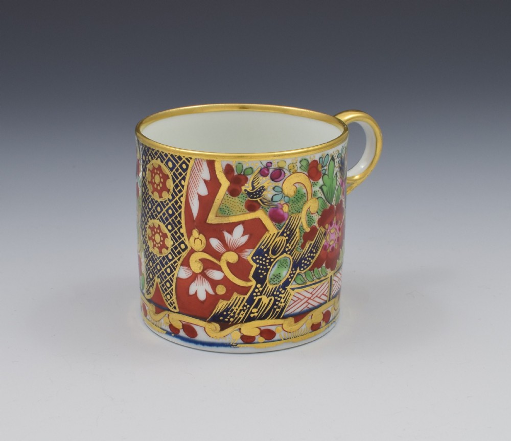 Barr, Flight & Barr Worcester Porcelain Crazy Japan Coffee Can View II