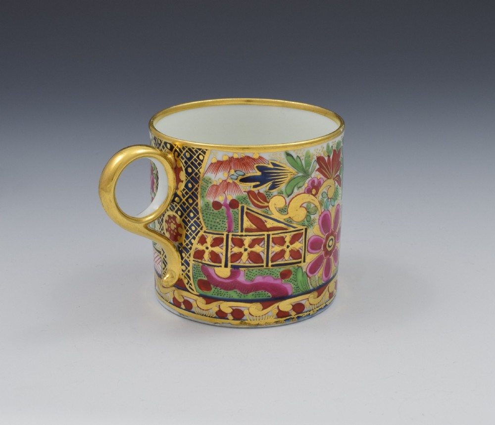 Barr, Flight & Barr Worcester Porcelain Crazy Japan Coffee Can View VII
