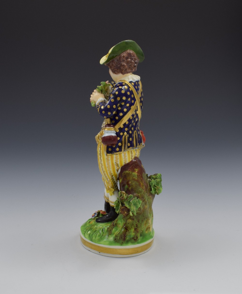 Bloor Derby Porcelain Figure French Seasons Spring N123 View VII