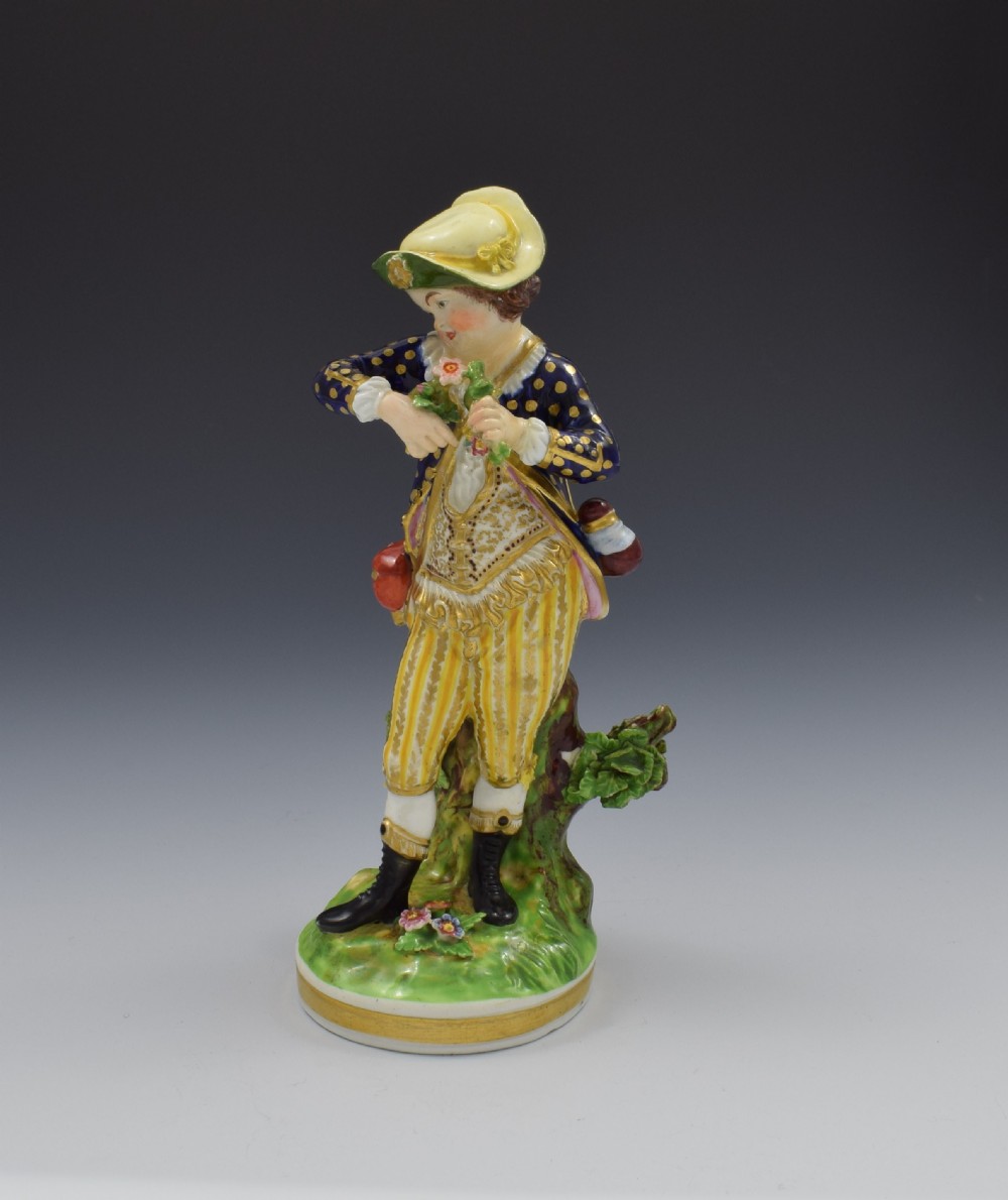 Bloor Derby Porcelain Figure French Seasons Spring N123 View IX