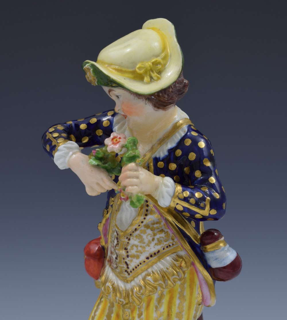 Bloor Derby Porcelain Figure French Seasons Spring N123 View X
