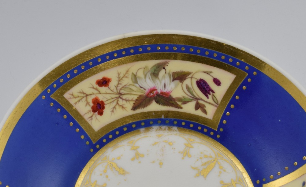 Chamberlain Worcester Baden Shape Coffee Cup & Saucer  View XII