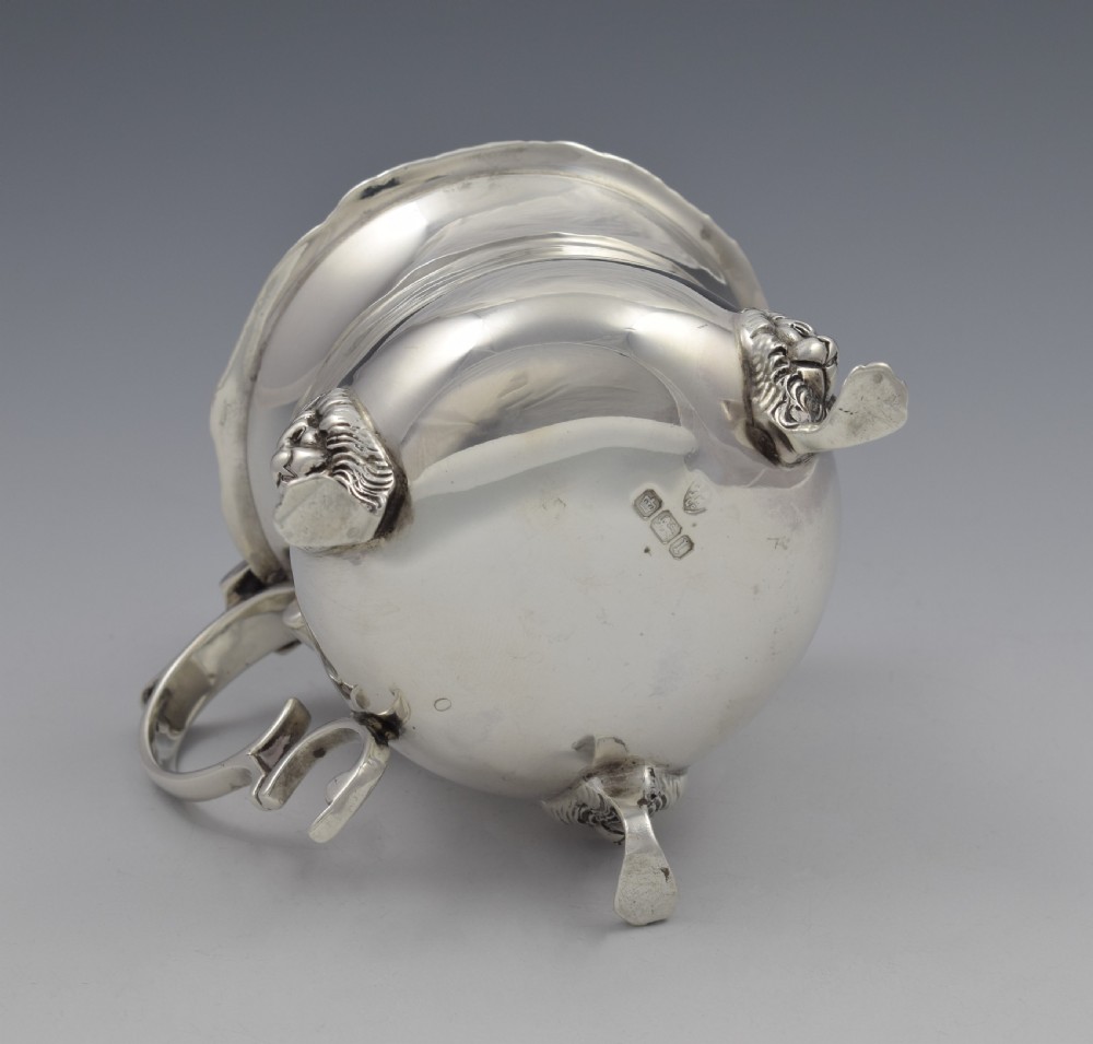 Edwardian Silver Mustard Pot Sheffield J & J Maxfield View XII