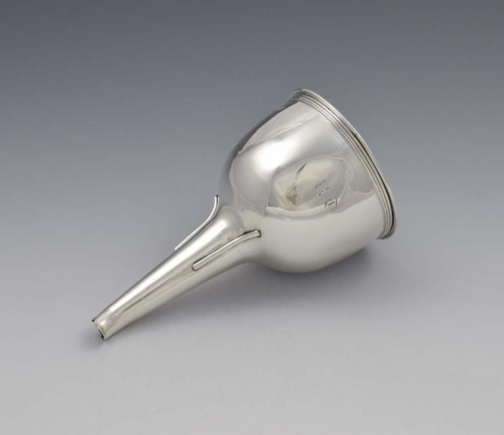 Georgian Silver 2-Part Wine Funnel Emes & Barnard 1810 View VI