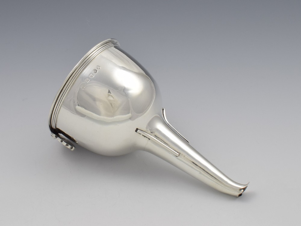 Georgian Silver 2-Part Wine Funnel Emes & Barnard 1810 View VII