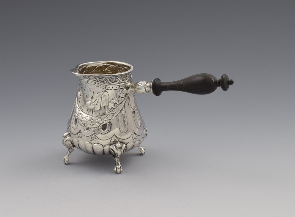 Continental Hanau Silver Brandy Warmer Jug Import Marks 1899 