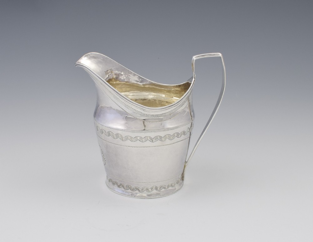George III Silver Cream Jug London 1818