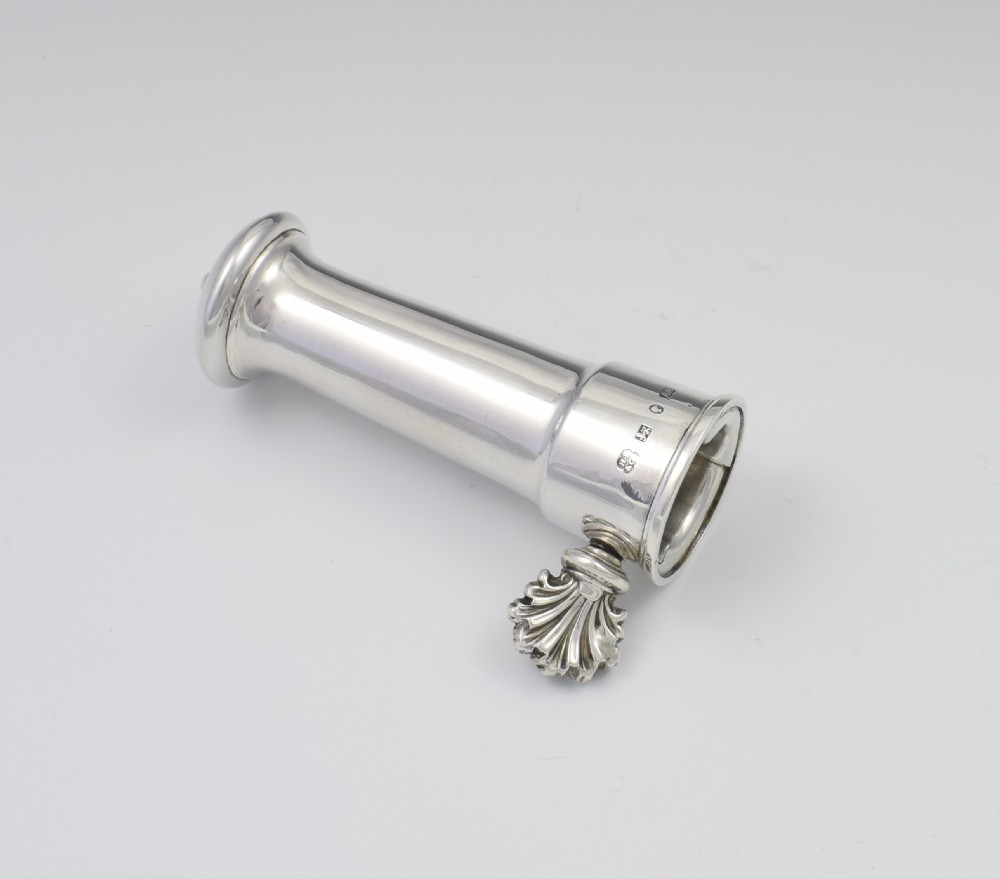 Victorian English Silver Lamb Bone Holder 