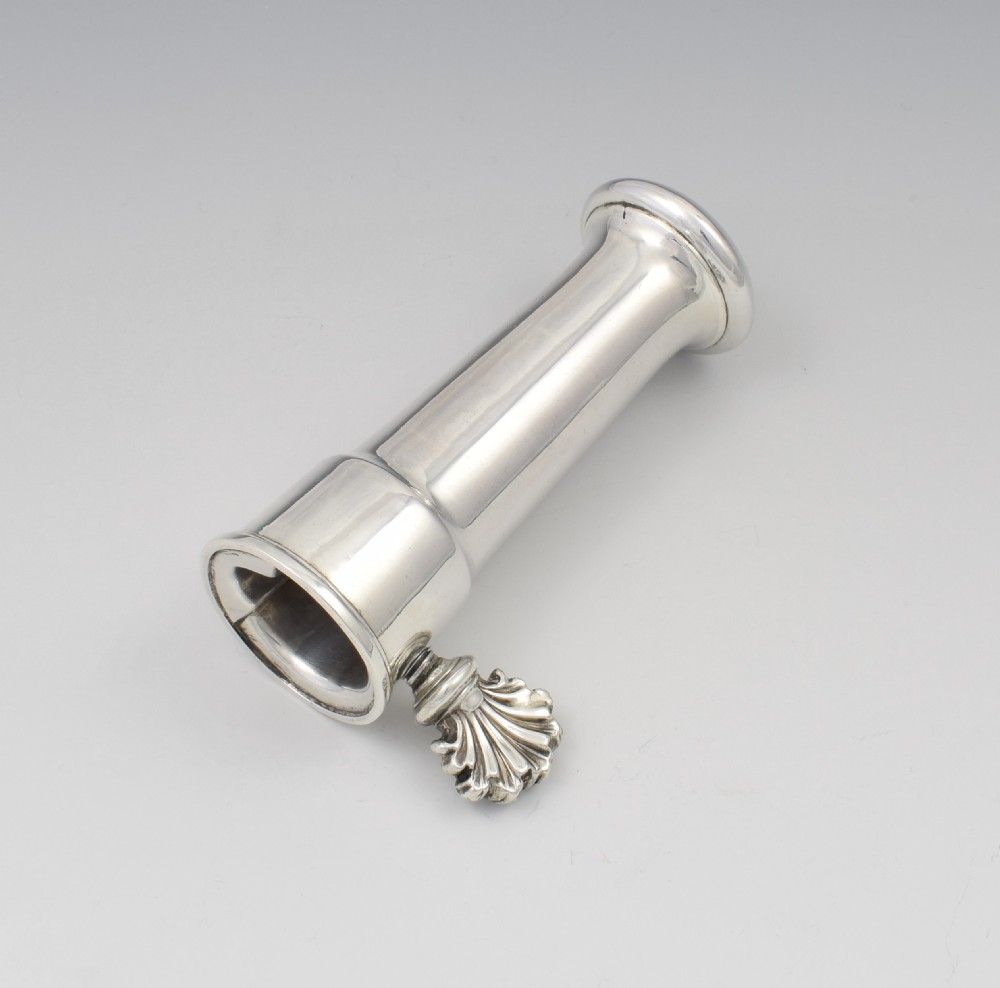 Victorian English Silver Lamb Bone Holder 