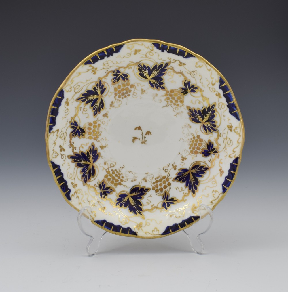 G. F. Bowers Porcelain Adelaide Shape Tea Cup & Saucer c.1845 View III