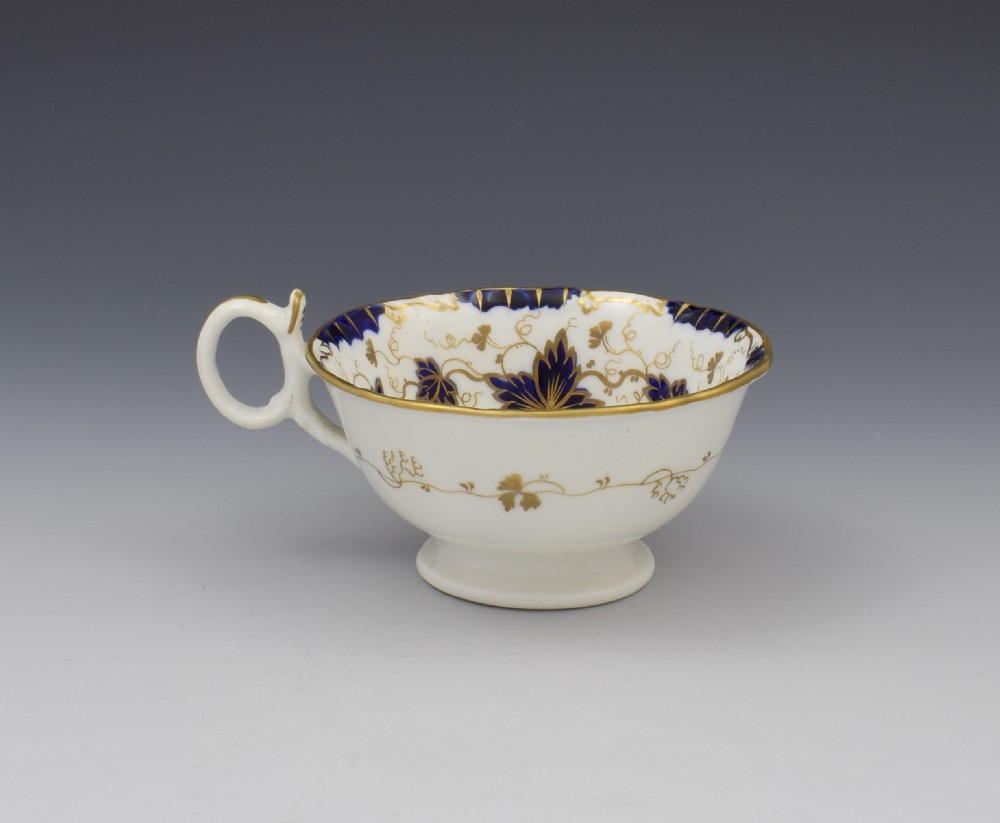 G. F. Bowers Porcelain Adelaide Shape Tea Cup & Saucer c.1845 View VII