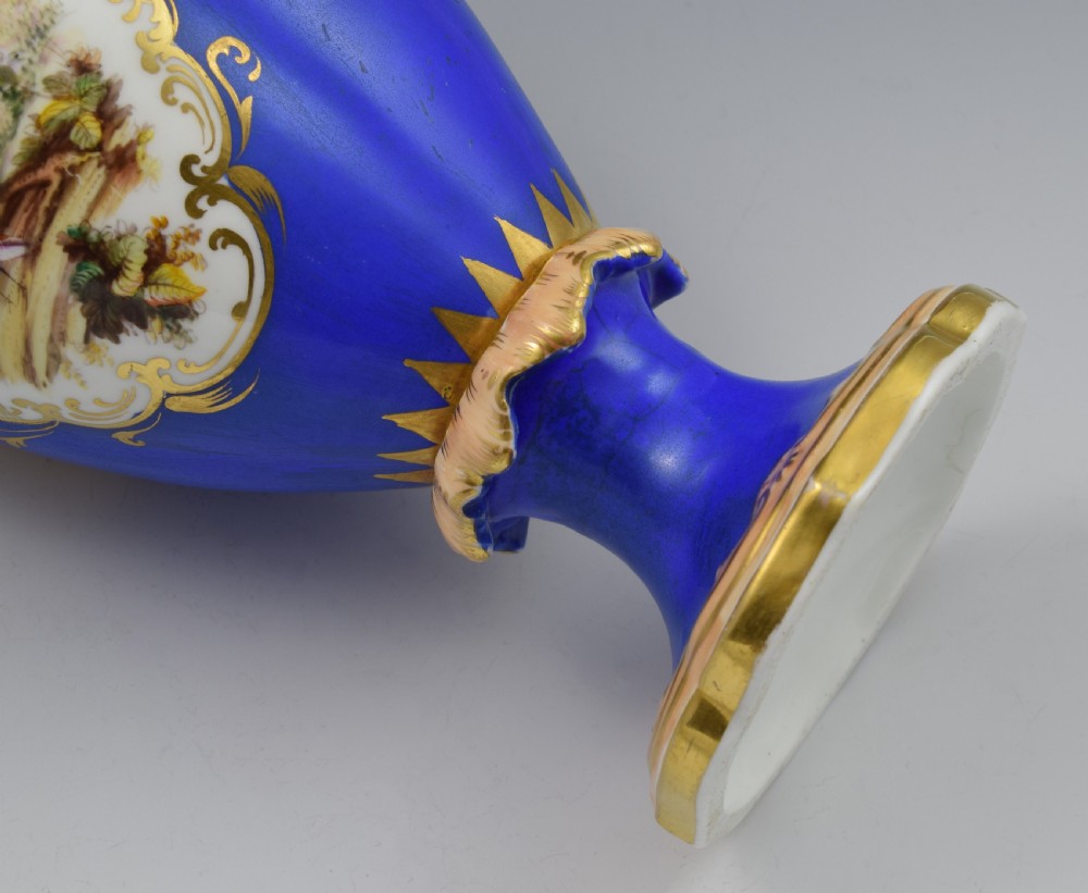 Large Coalport Vase With Sevres Style Birds By Randall c.1845 View IX