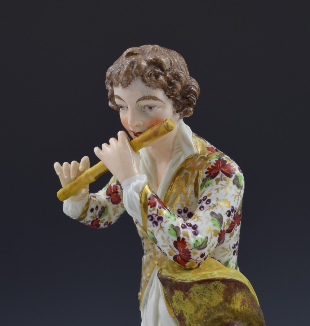 Large Pair Of Bloor Derby Porcelain Figures Shepherd & Shepherdess N369 View VIII