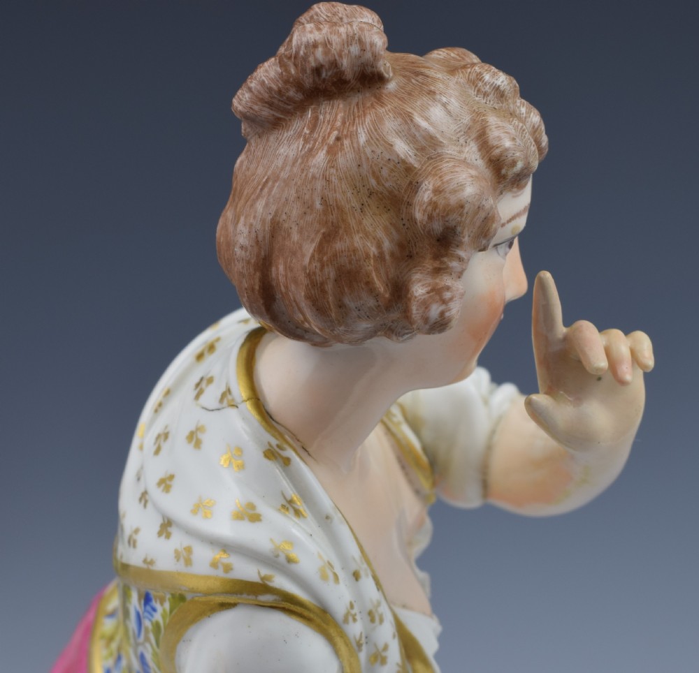 Large Pair Of Bloor Derby Porcelain Figures Shepherd & Shepherdess N369 View XII