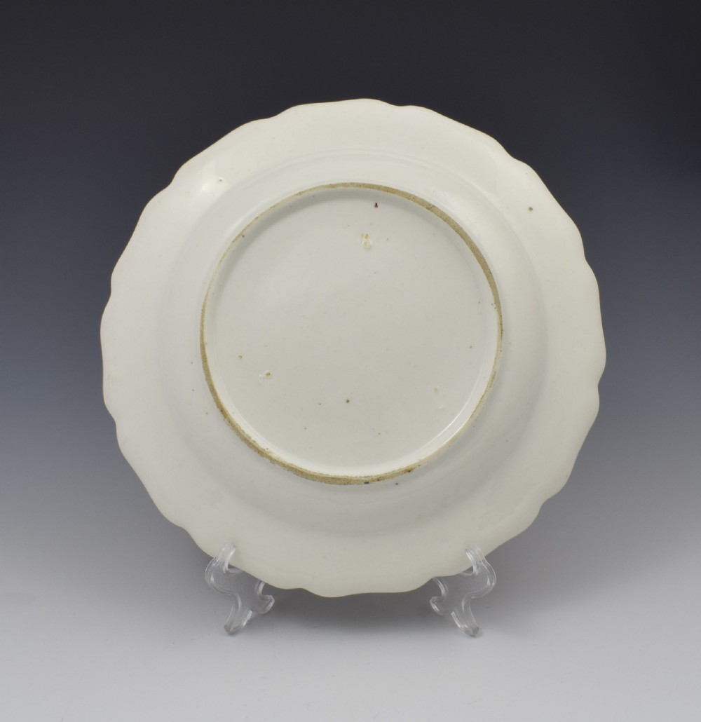 Chelsea Porcelain Red Anchor Period Floral Dessert Plate c.1753-58 View VII