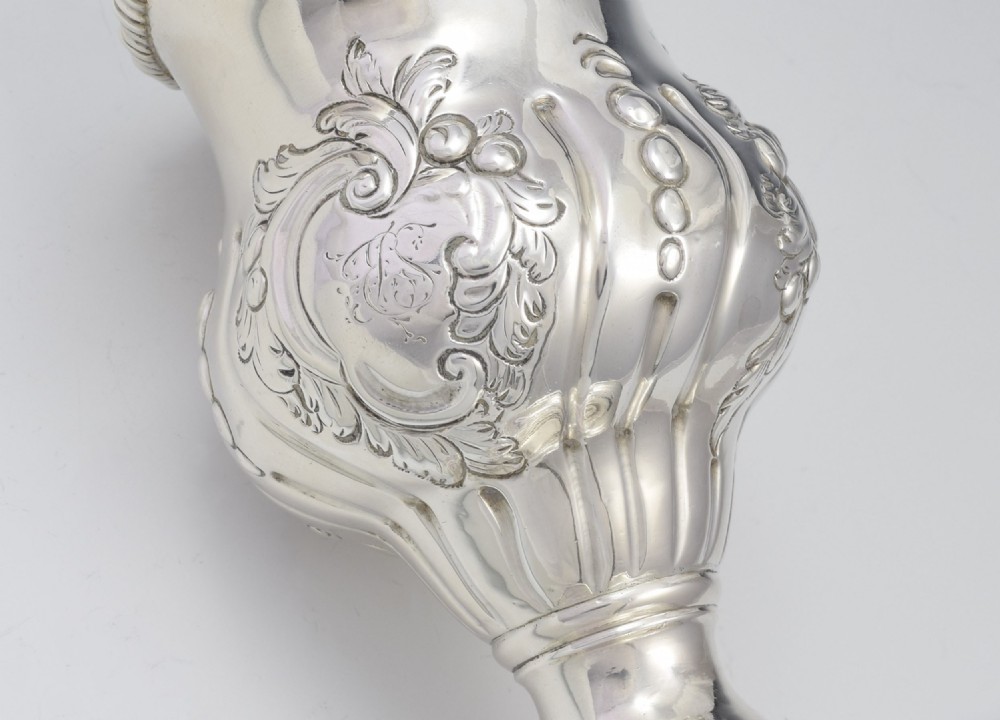 Early George III Silver Pedestal Cream Jug 1767 View X