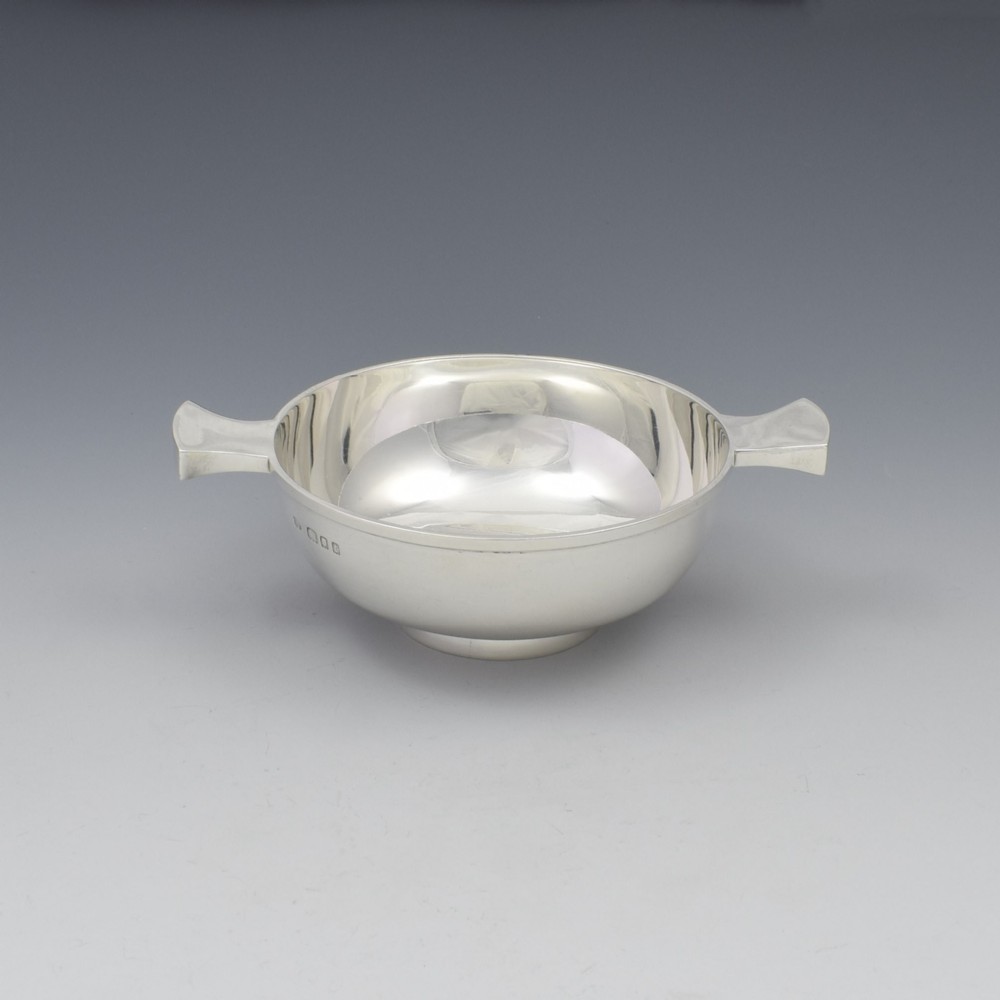 Art Deco Sterling Silver Quaich Robert Pringle & Sons 1934