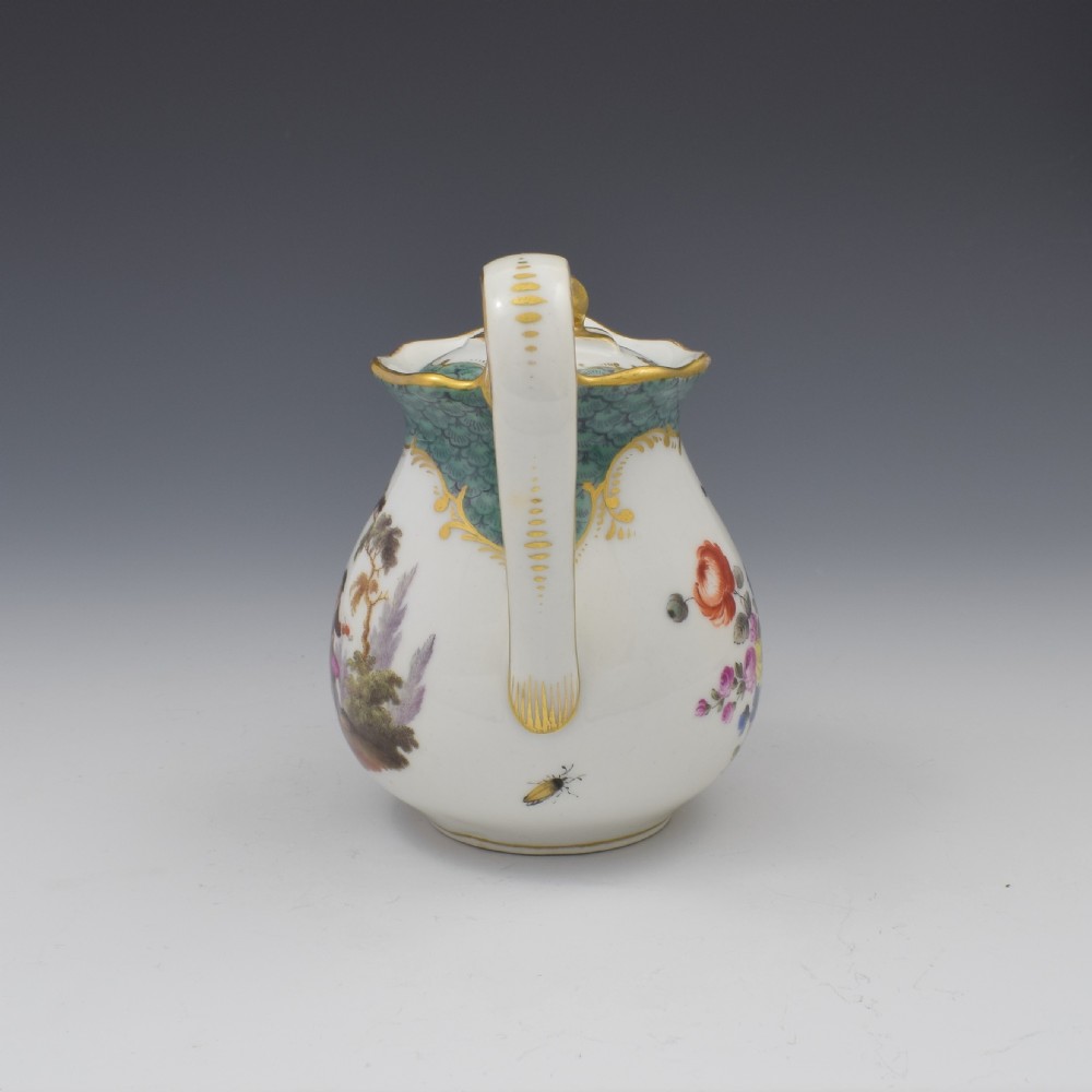 Pretty 19th Century Meissen Porcelain Small Teapot & Cover View VII