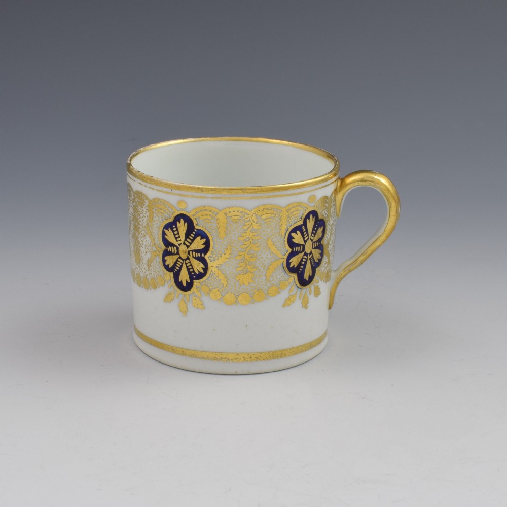 English Porcelain Coffee Can Probably Coalport c.1805