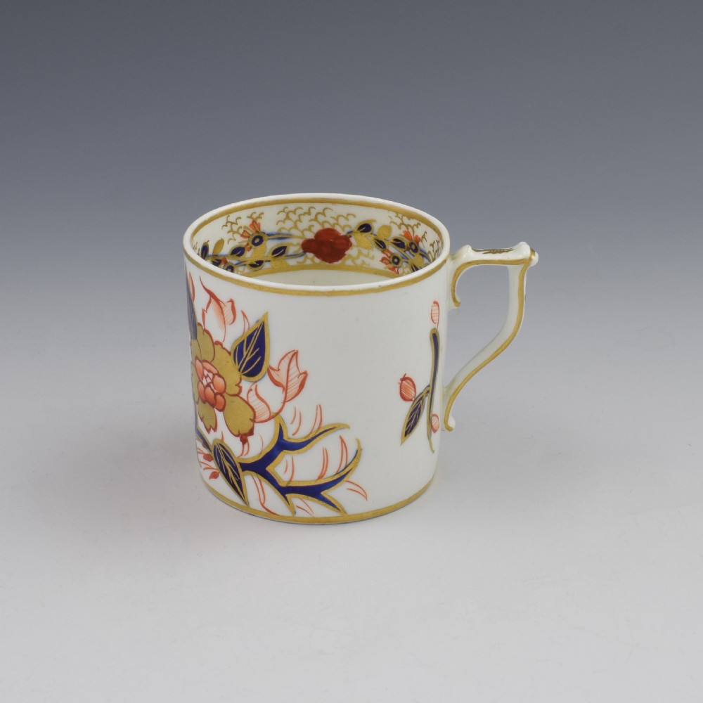 Georgian Derby Porcelain Imari Pattern Coffee Can, c.1820 View III