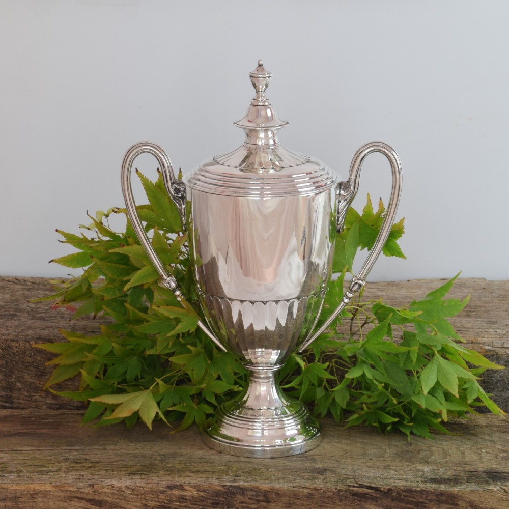 Fine Victorian Silver Trophy Cup & Cover Mappin & Webb View IX