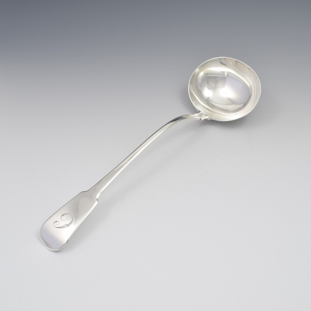 Fine George IV Silver Soup Ladle Henry & Charles Day London 1821
