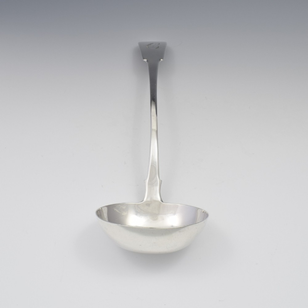 Fine George IV Silver Soup Ladle Henry & Charles Day London 1821 View III