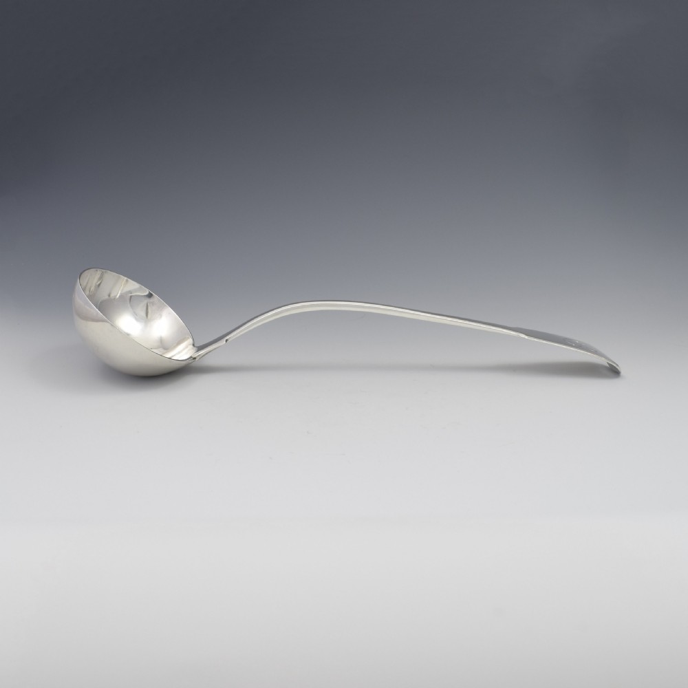 Fine George IV Silver Soup Ladle Henry & Charles Day London 1821 View VI