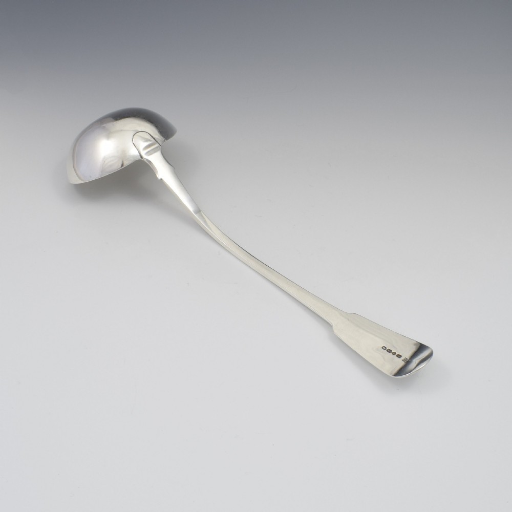 Fine George IV Silver Soup Ladle Henry & Charles Day London 1821 View VII